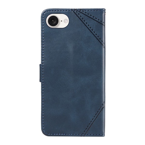 Lommebokdeksel til iPhone 16e – Geometrisk Linje Blue