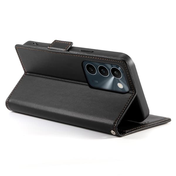 Phone Wallet Case with Stand for Realme C100 5G / C83 5G Black