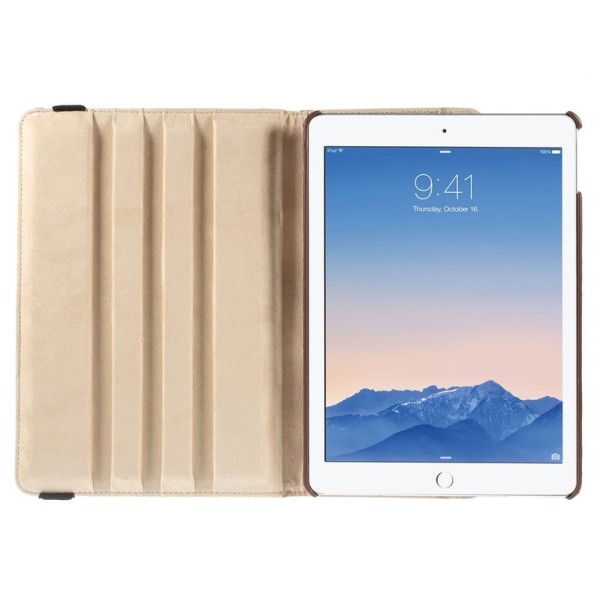 Kotelo iPad Air / Ipad 5, 360 pyörivä naamiointi Brown
