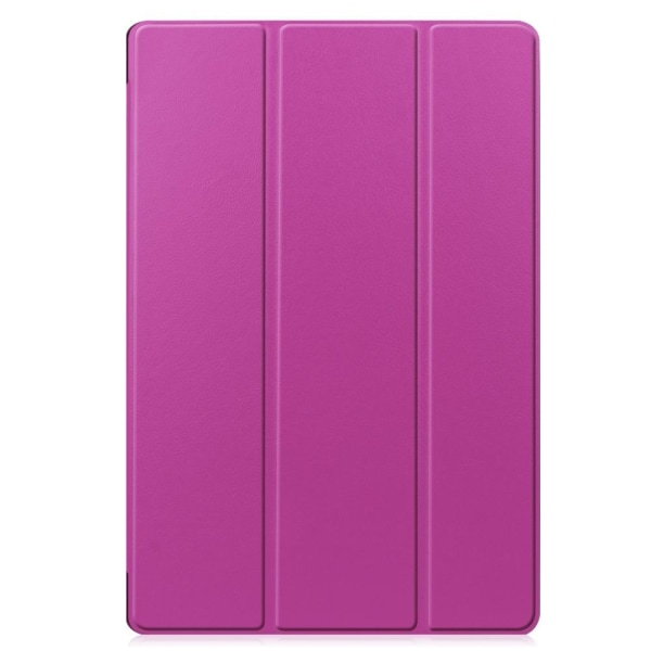 Tri-fold Stand Smart Case for Samsung Galaxy Tab S7 Plus / S8 Plus - Purple Purple