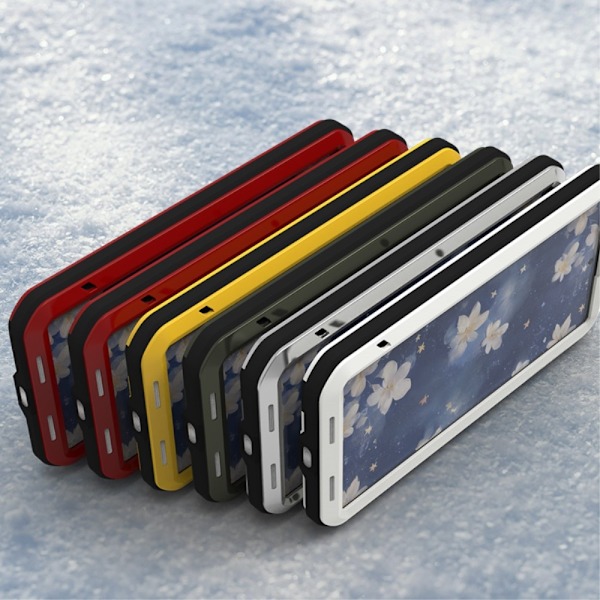 Samsung Galaxy S25+ (Plus) Fodral Pansar skydd Fodral Skal + härdat glas Svart