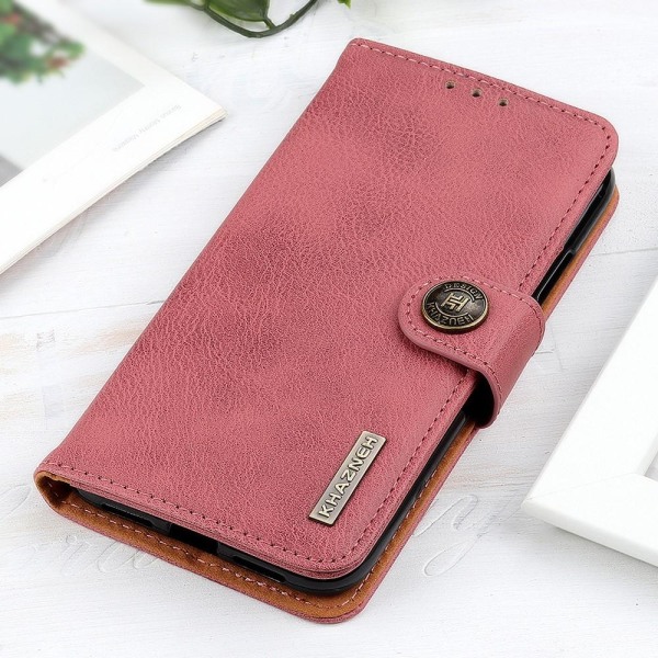 KHAZNEH Wallet Stand Case til Xiaomi Redmi 10 - Rød Red