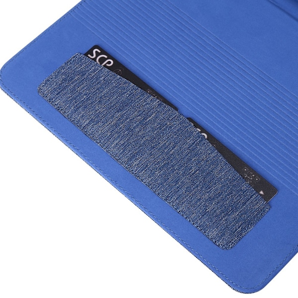 Tablettdeksel for iPad Air 13 (2024) - Stofftekstur - Blå Blue