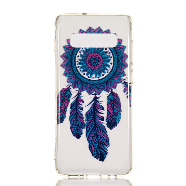Pattern Printing IMD TPU Case for Samsung Galaxy S10 Plus - Dream Catcher Black