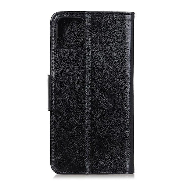 Nappa Texture Split Wallet Stand Cover for Xiaomi Mi 11 Black