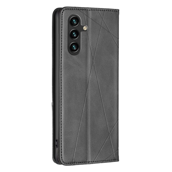 BINFEN COLOR För Samsung Galaxy A56 Stötsäkert Plånboksfodral – Svart Svart