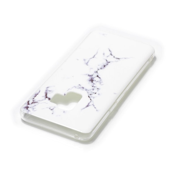 MTK Samsung Galaxy S9 SM-G960 TPU Marmor - Hvit Marmor