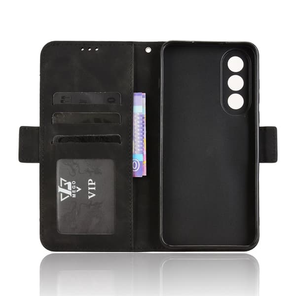 OnePlus Nord 5 5G Case -lompakkokotelolle Shell Phone Case Extra Card - musta Black
