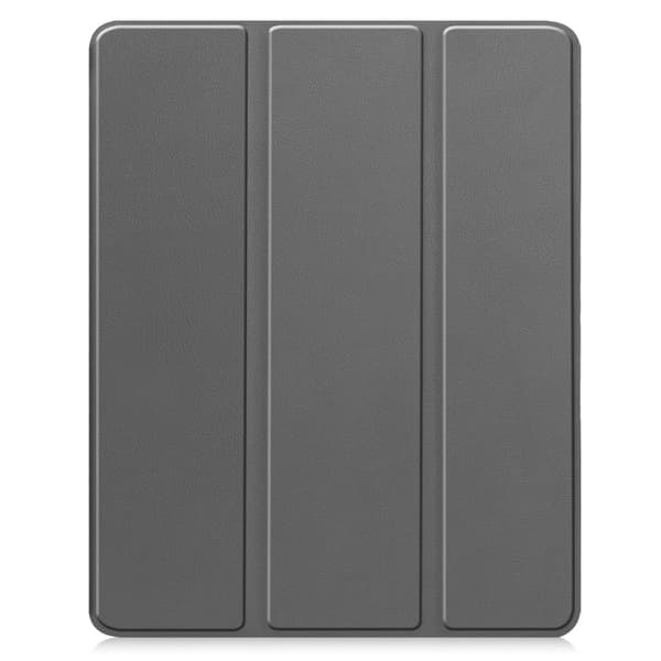 Etui for iPad Air 13 (2024) med Tri-fold Stativ, Tablettdeksel med Penneholder Grey