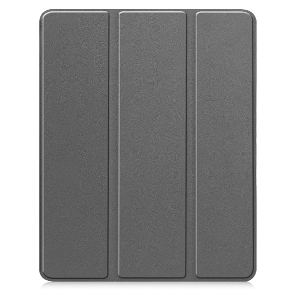 iPad Air 13 (2024) Kolminkertainen Teline Tabletin Suojakuori Kynäpidikkeellä Grey