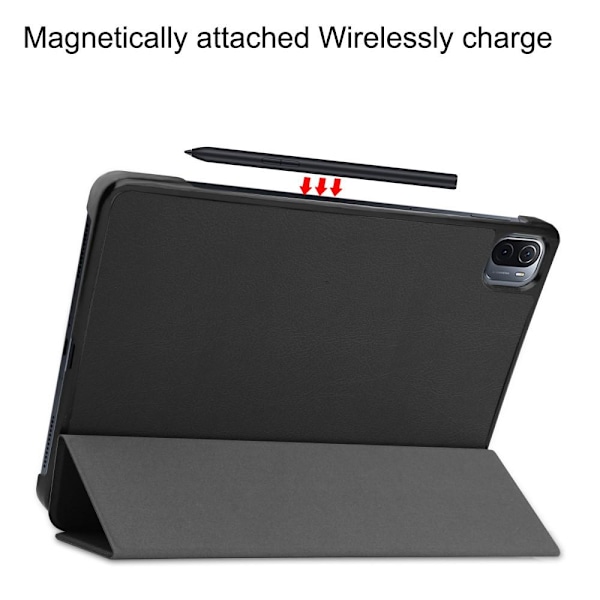 Xiaomi Pad 5 Stand Slim Fit Cover Sleep/Wake - Sort Black