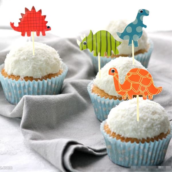 24 stykker (6x4) Cupcake Muffins Kakedekorasjon
