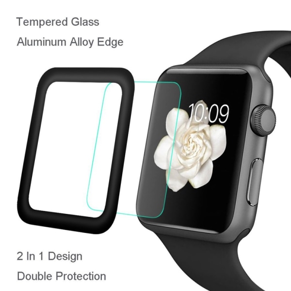 HAT PRINCE Hærdet glas Apple Watch Series 2/1 42mm 3D Buet Transparent