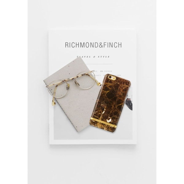 Richmond & Finch case iPhone 6 Plus / 6s Plus -puhelimelle - ruskea marmori Brown