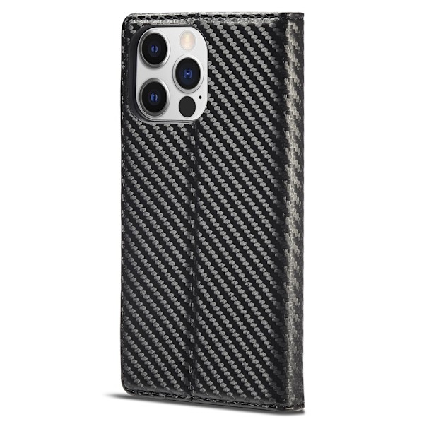 LC.IMEEKE Lommebokveske for iPhone 15 Pro Max - Svart Black