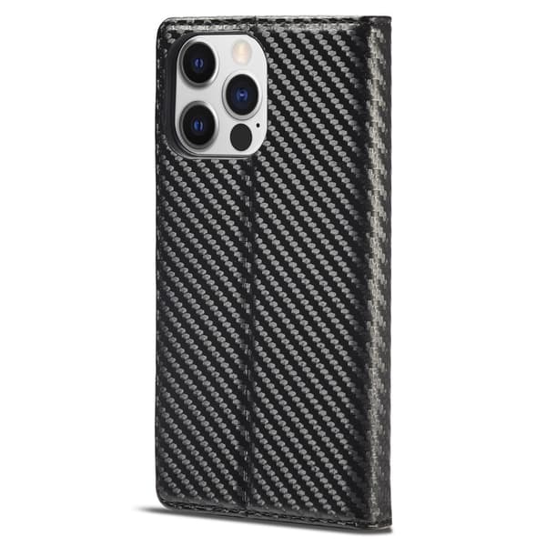LC.IMEEKE Lompakkokotelo iPhone 15 Pro Max - Musta Black