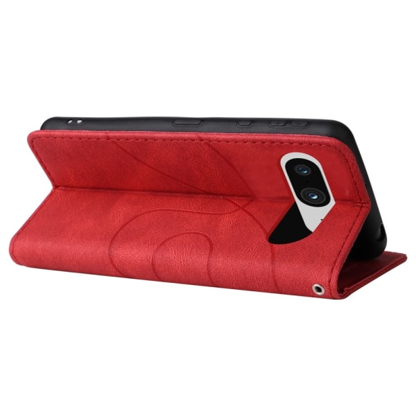 Til Google Pixel 8 KT - serie - 1 dobbeltfarve etui Red