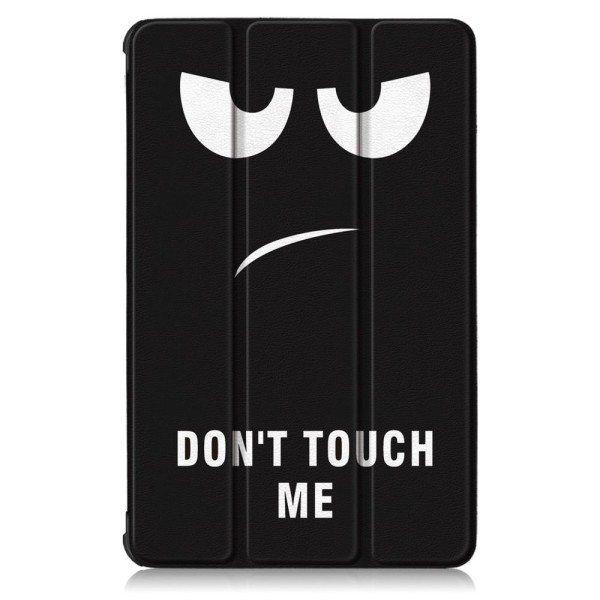 Tri-fold Fodral till Lenovo Tab M10 Plus FHD - Do not Touch Me Svart