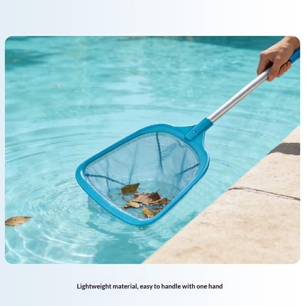 Pool-overfladenet 65,7 x 27 cm – Rengøringsredskab med finmasket net og aluminiumsskaft Blue