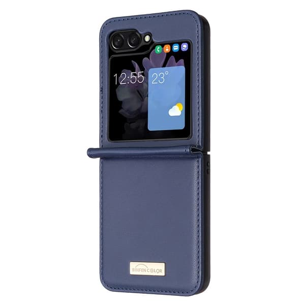BINFEN COLOR Stöttåligt telefonfodral till Samsung Galaxy Z Flip8 Blå