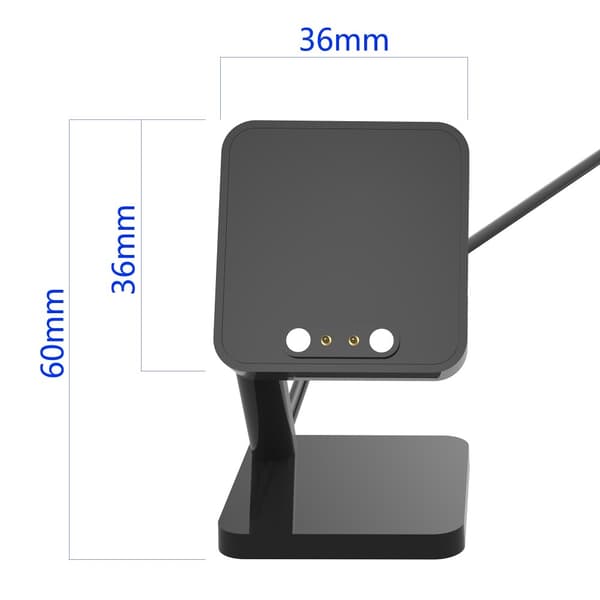 Lader dock stativ til Zeblaze Ares 3 Pro / GTR 3 Pro Black