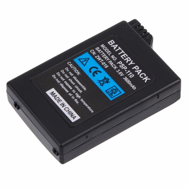 Batteri for Sony PSP-1000 3.6V 3600mAh Black