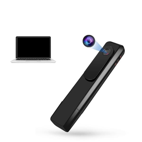 Mini kamera HD Penna 1080P ljud och bild Svart