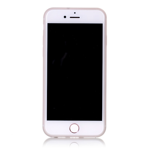 iPhone 7 4,7" Skal Glow in the dark - Tribal Feathers Purple
