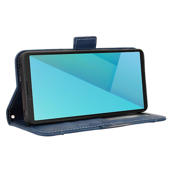 Wallet case Case Cover for Sony Xperia 10 VII - Blue Blue