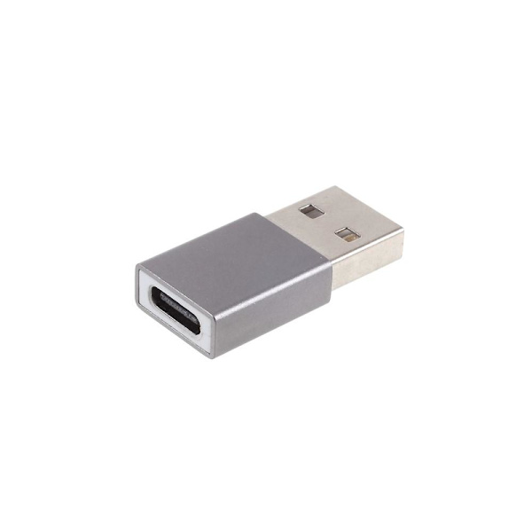 USB-uros-tyypin naaras 2.4A mini-sovitinmuunnin - musta Black