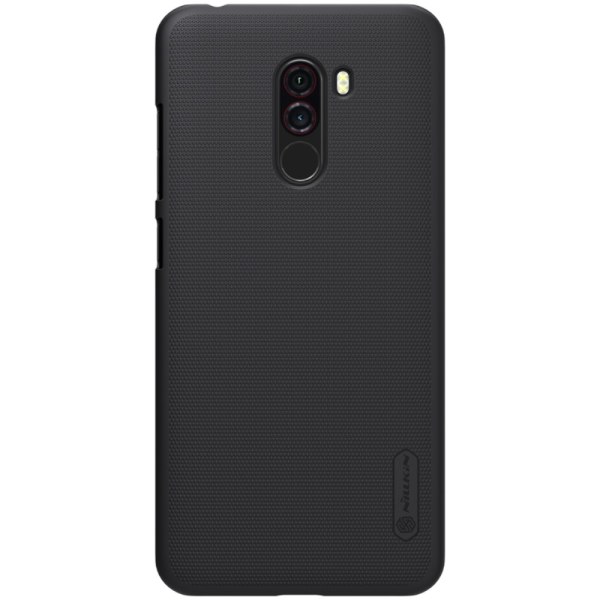 NILLKIN Super Frosted Shield Hårdt Plastiketui til Xiaomi Pocophone F1 - Sort Black