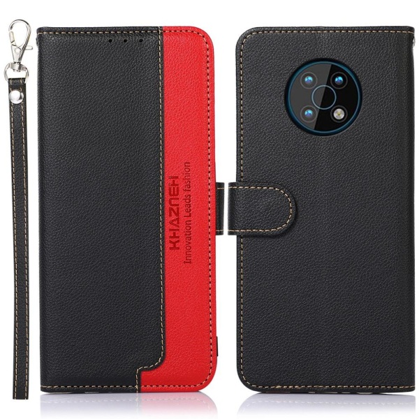 KHAZNEH puhelimen cover Nokia G50 -puhelimelle - musta/punainen Black