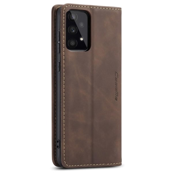 CASE Retro -lompakkokotelo Samsung Galaxy A33 5G -puhelimelle - Kahvi Brown