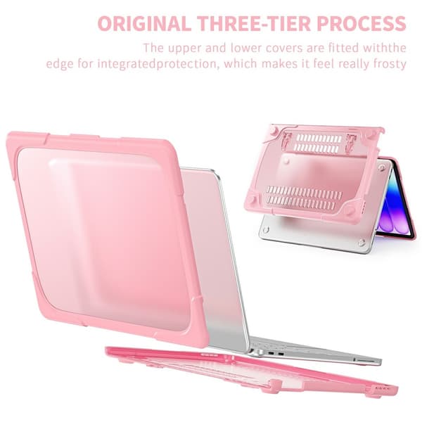 Laptopskal med Ställ till MacBook Neo 13 tum (2026) Rosa