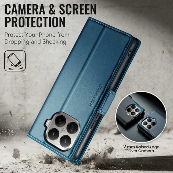 CASEME Xiaomi 17T Lompakkokotelo Blue