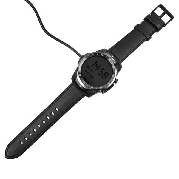 TicWatch Pro USB Laddningskabel / docka 1m Svart