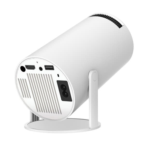 PRO - projektor Android 11.0 2.4G 5G WiFi 6 Bluetooth 5.0 1280*720P hjemmebiograf White