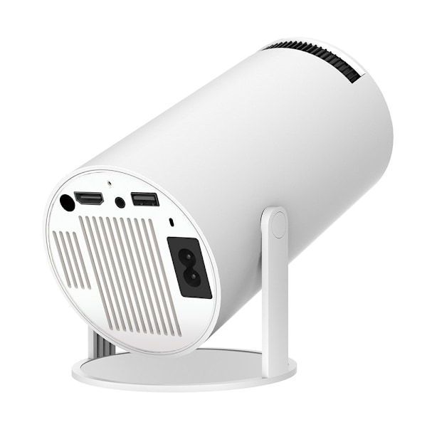 PRO-projektori Android 11.0 2.4G 5G WiFi 6 Bluetooth 5.0 1280*720P kotiteatteri White