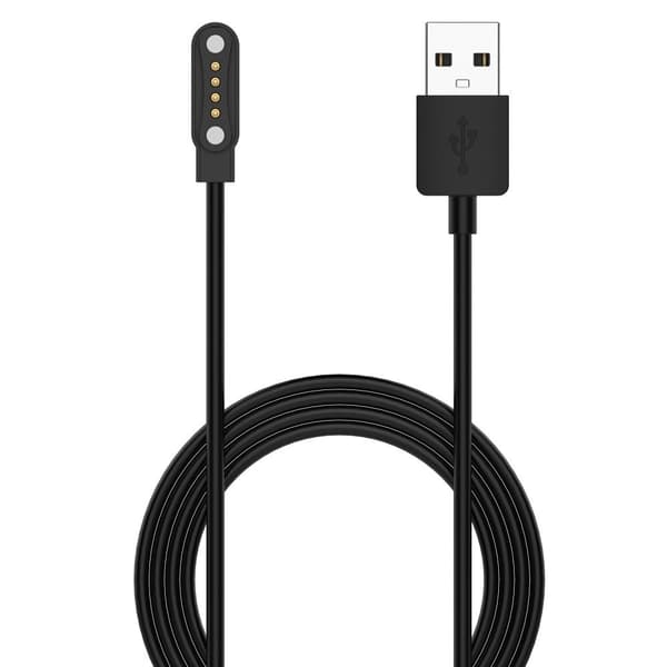 For TicWatch GTH 2 Smart Watch Smart Watch 1m ladekabel Black
