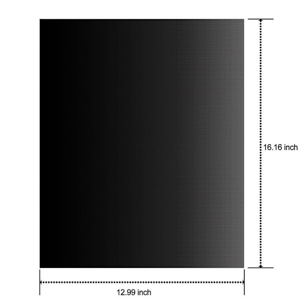 Grillmatta 2st Non-stick 33x40cm Black
