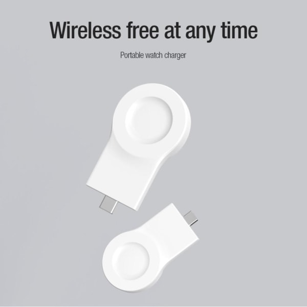NILLKIN Xiaomi Watch S1 Pro Type-C -pistokkeelle Langaton älykellon lataustelakka White