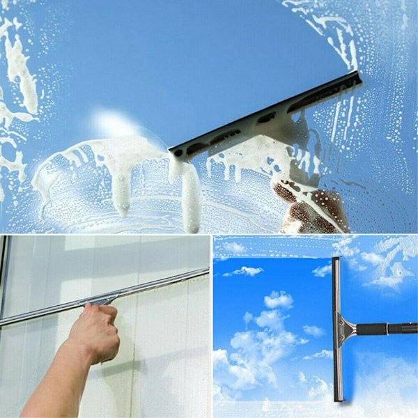 Vinduesrenser Squeegee 45cm - Dusjvegg, Speil, Dør Silver