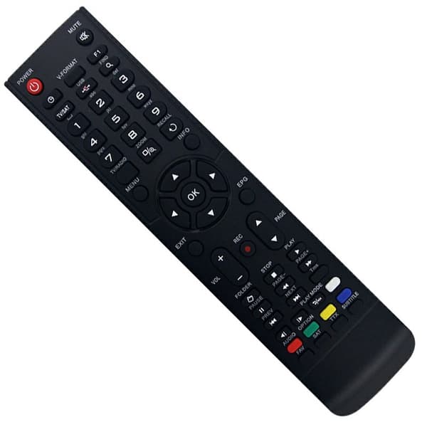 Fjärrkontroll Ersättning REV2 För AMIKO TV Svart