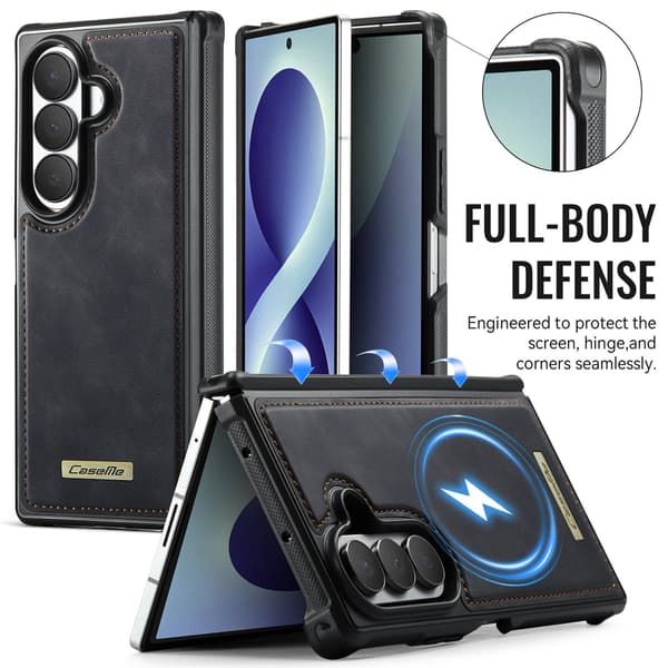 CASEME Magnetisk telefondeksel til Samsung Galaxy Z Fold8 Ultra Black