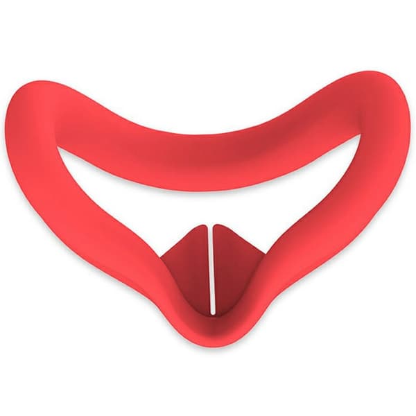 För Meta Quest 3S VR Silikonfodral Anti - Sweat Face Pad Skyddsöverdrag - Röd Röd