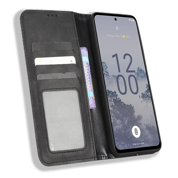 Nokia X30 5G Lommebok - deksel Eksklusiv Svart Black