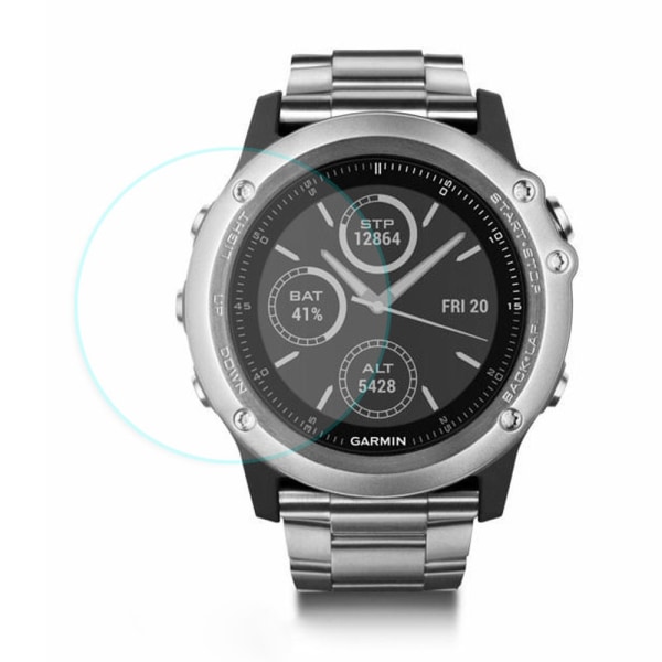 2stk Skjermbeskyttere for Garmin Fenix 3 Transparent