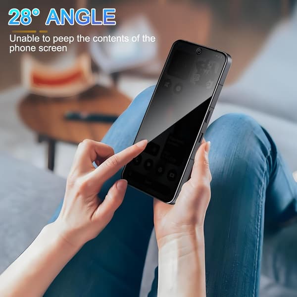 Nothing Phone (4a) Yksityisyyssuojalla Varustettu Näytönsuoja Black