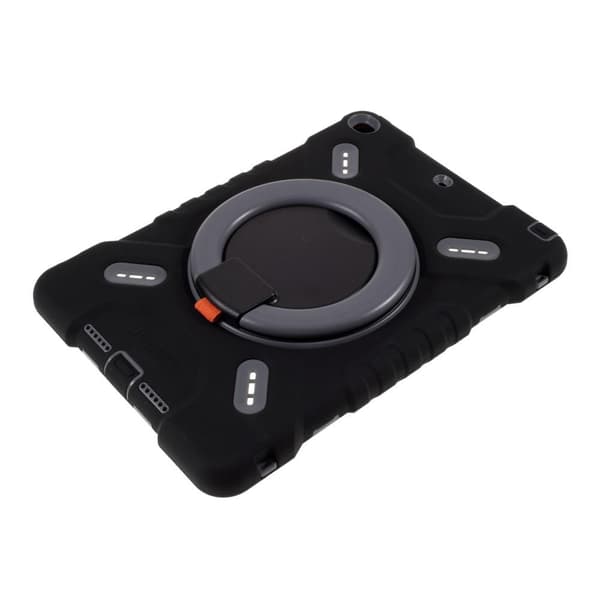 iPad 9,7 tommer (2017)/(2018) PEPKOO 360 graders svingbar kickstand tablettdeksel Black