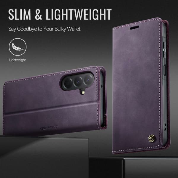 Til Samsung Galaxy A37 5G CASEME Lommebokdeksel Purple